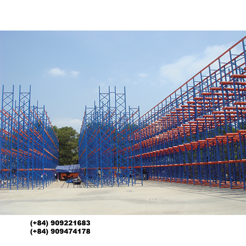 Advanced Double Deep Pallet Rack Durable Structural Design Warehouse Storage Solution for Space Optimization