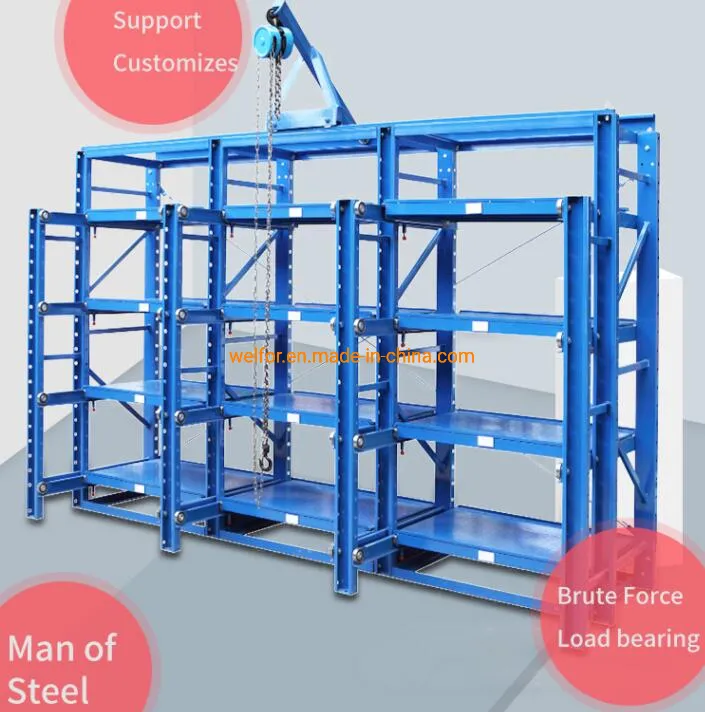 Heavy Mould Storage of Mold Racking Sliding Drawer Heavy Duty Mould Rack Shelves Mold Racking