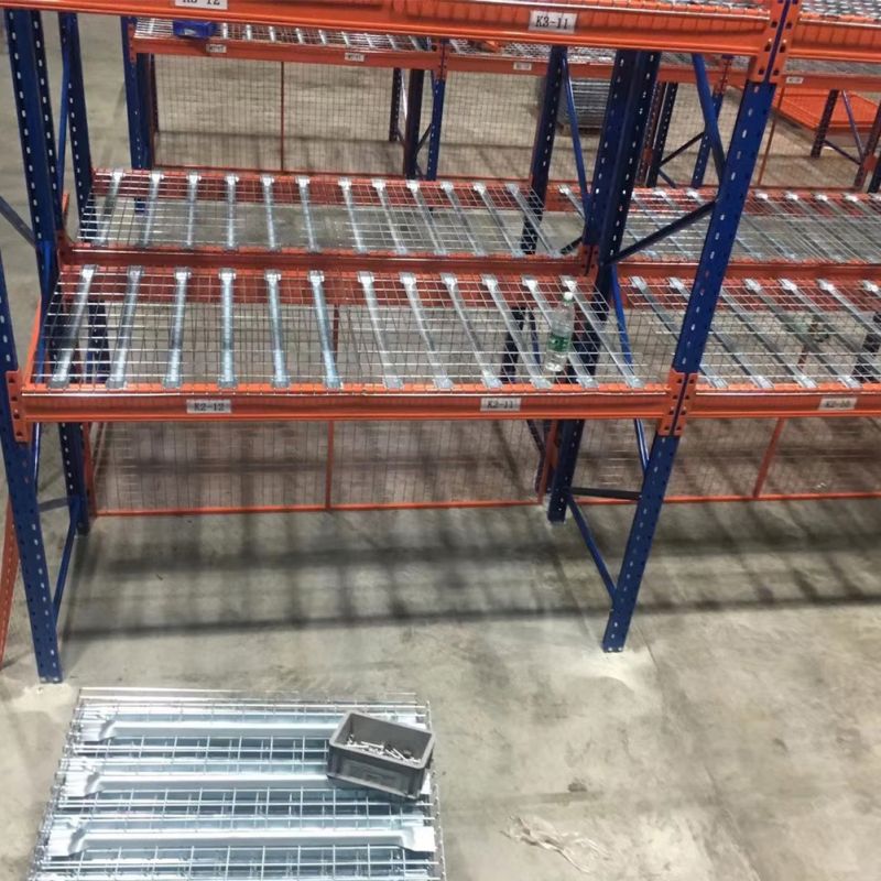 Heavy Duty Selective Teardrop Pallet Rack High Load Capacity for Distribution Center Inventory Management