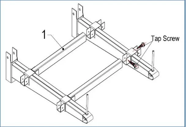 Safety Pallet support bar diagram