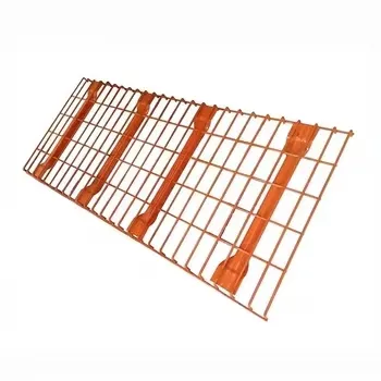 Heavy-Duty Galvanized Q235 Steel Wire Mesh Deck Warehouse Rack with Durable