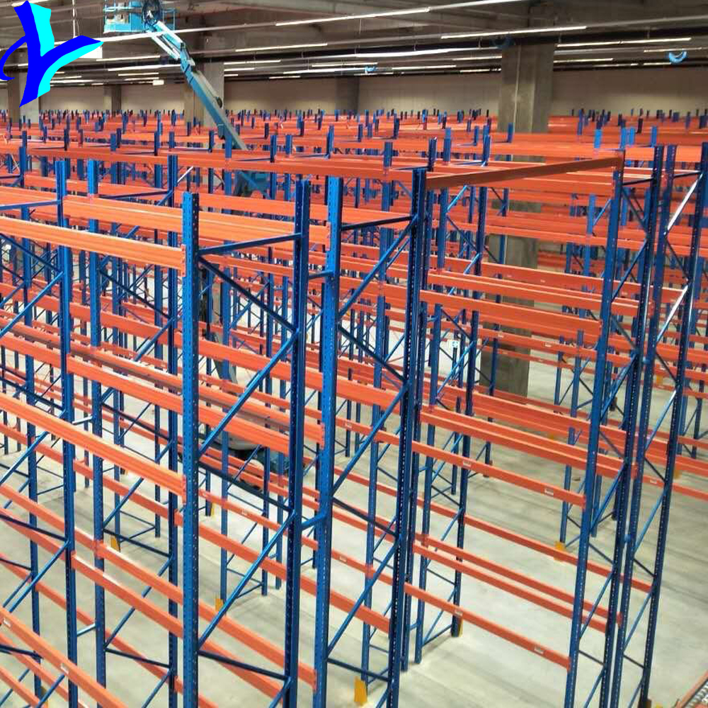 Heavy Duty Industrial Warehouse Teardrop Pallet Racking System