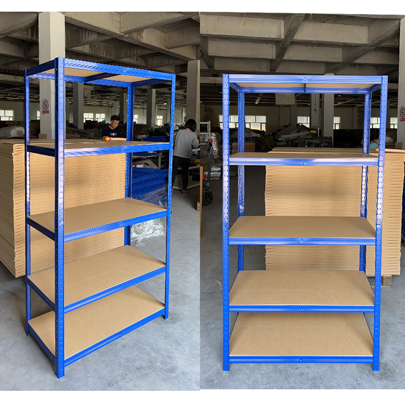 Heavy Duty Z Beam Shelves Galvanized Steel New Boltless Shelving 40x120x200 square Storage Stacking Rack Shelves for Home Use