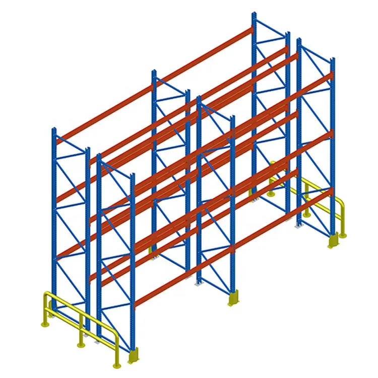 Selective Storage Very Narrow Aisle Pallet Rack Row 2