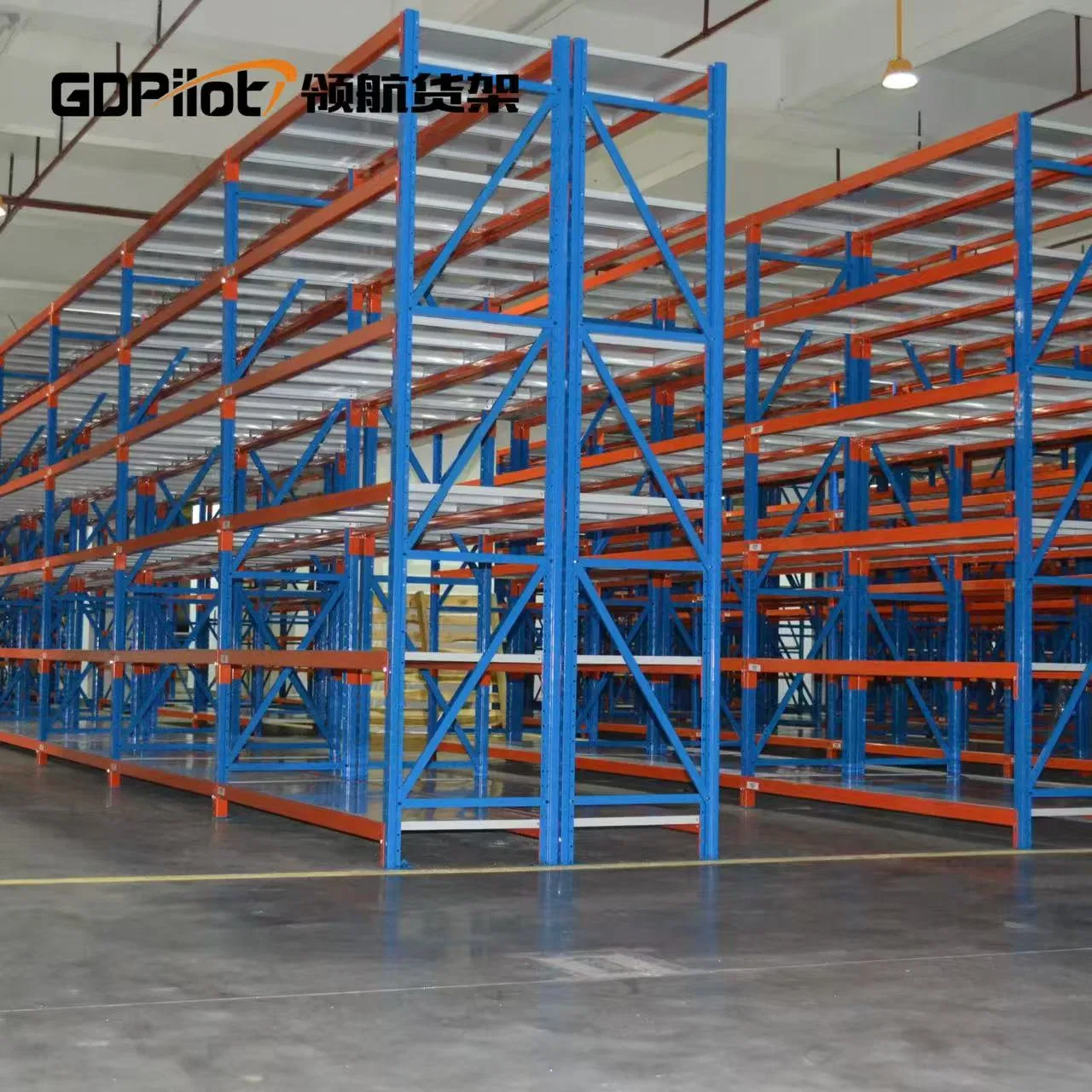 Double Deep Narrow Aisle High Efficiency Warehouse Pallet Storage System Solution Heavy Duty Rack