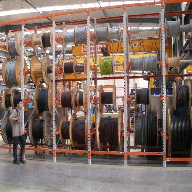 Warehouse Wire Cable Reel Rack for Heavy Duty Cable Reel