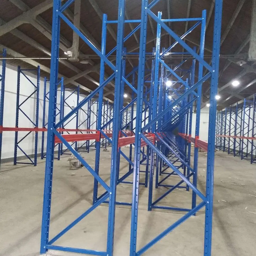 Q355 High Strength Steel 12m High Rise Narrow Aisle Selective Pallet Racking