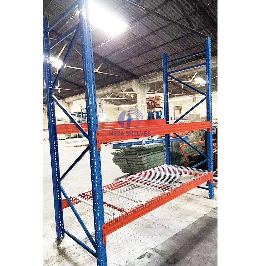 Teardrop Racks 5-Layer Durable High-Density Warehouse Pallet Shelving Racking System with Adjustable Steel Beam Structure