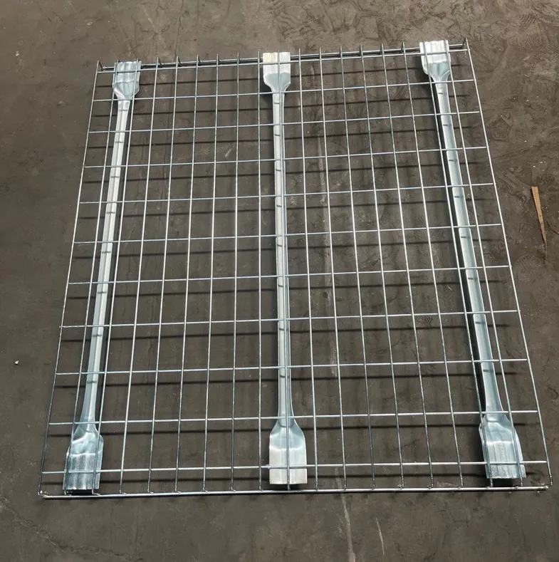 Heavy-Duty Galvanized Q235 Steel Wire Mesh Deck Warehouse Rack with Durable