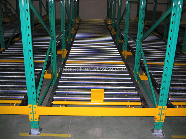 Peterack High Quality Industrial Racking System Warehouse Pallet Flow Racking Gravity Pallet Roller Shelving