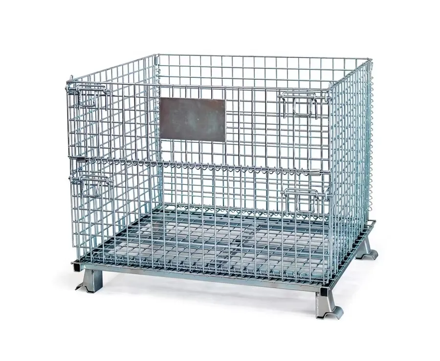 Heavy-Duty Galvanized Q235 Steel Wire Mesh Deck Warehouse Rack with Durable