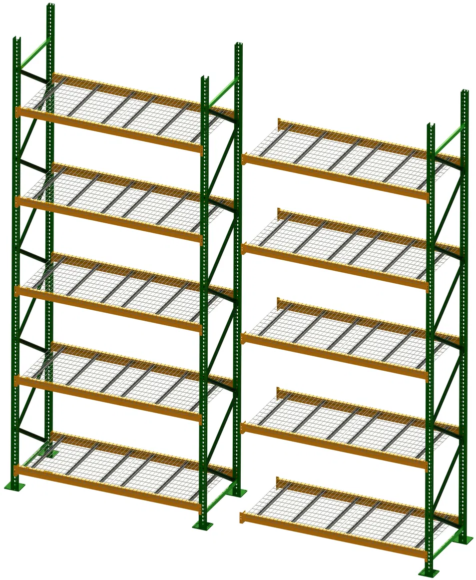 Steel Wire Mesh Decking Racking Systemfor Versatile Storage