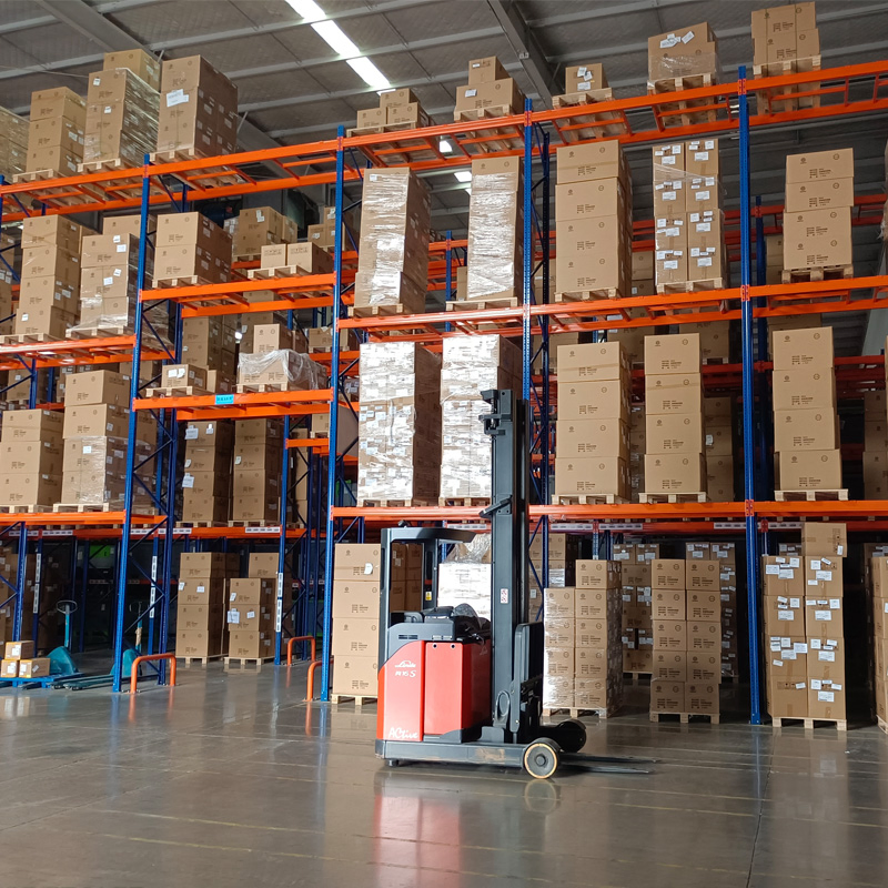Cold Rolled Steel Heavy Duty Pallet Rack for Logistics Center and Factory Warehouse with Steel Mesh Decking
