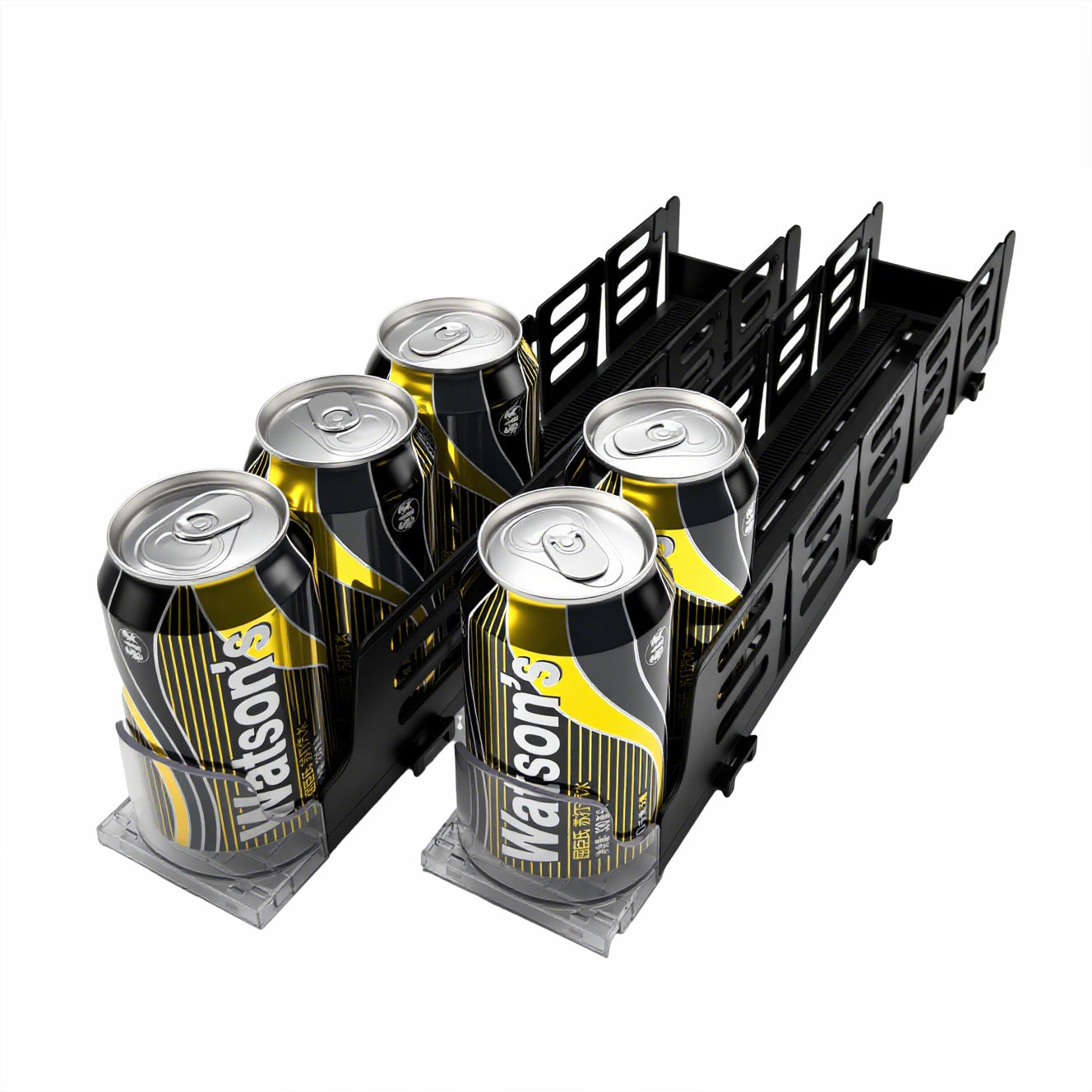 Soda Glides Gravity Flow System Shelf Roller Liquor Store Cooler Shelving for Refrigerator Shelf Trays