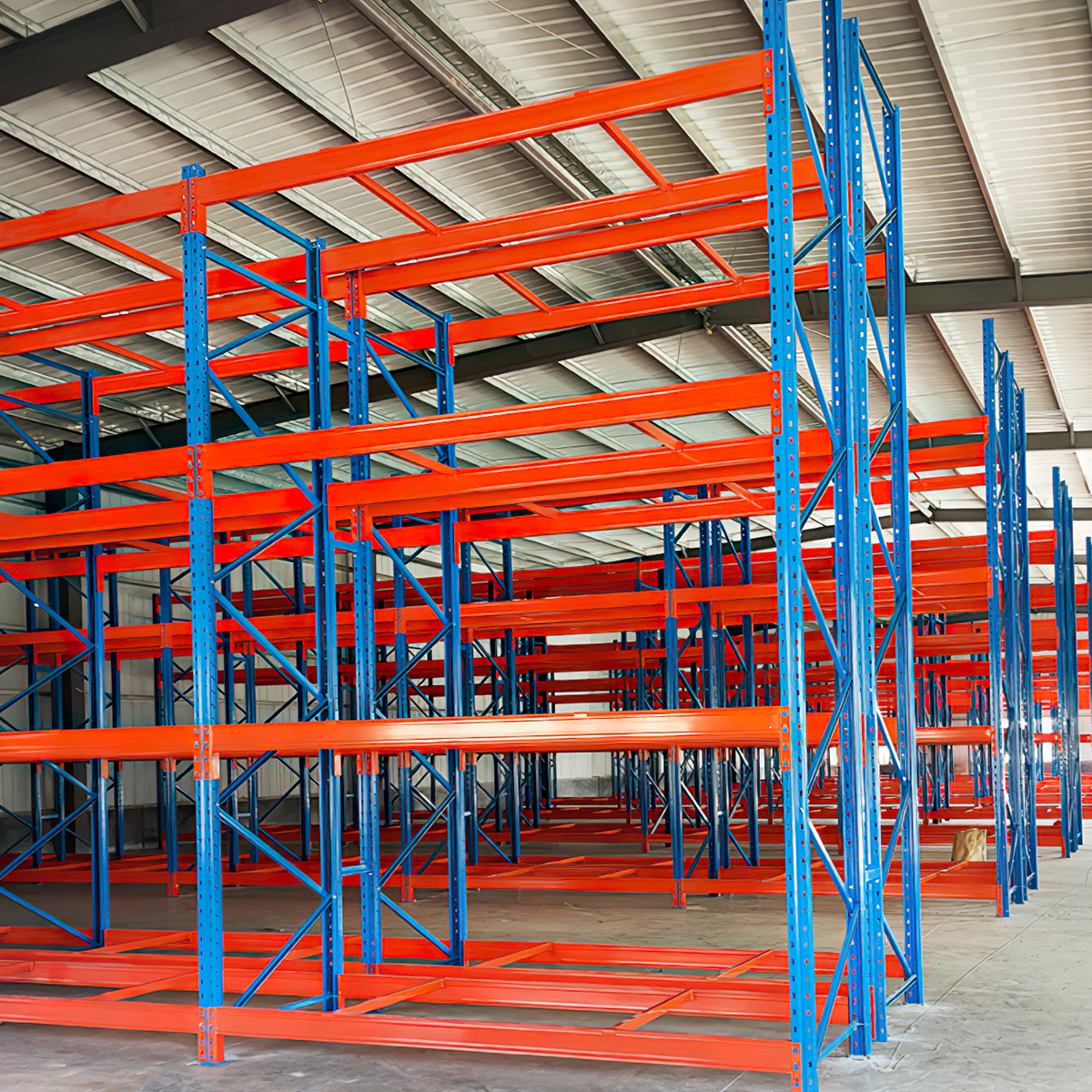 Industrial Warehouse Racks Heavy Duty Teardrop Pallet Racks System for Storage Solution