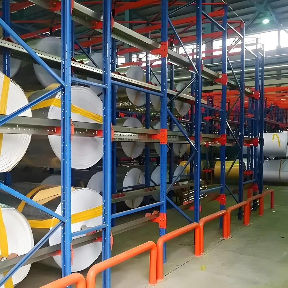China Factory Heavy Duty Warehouse Storage Steel Cable Reel Rack