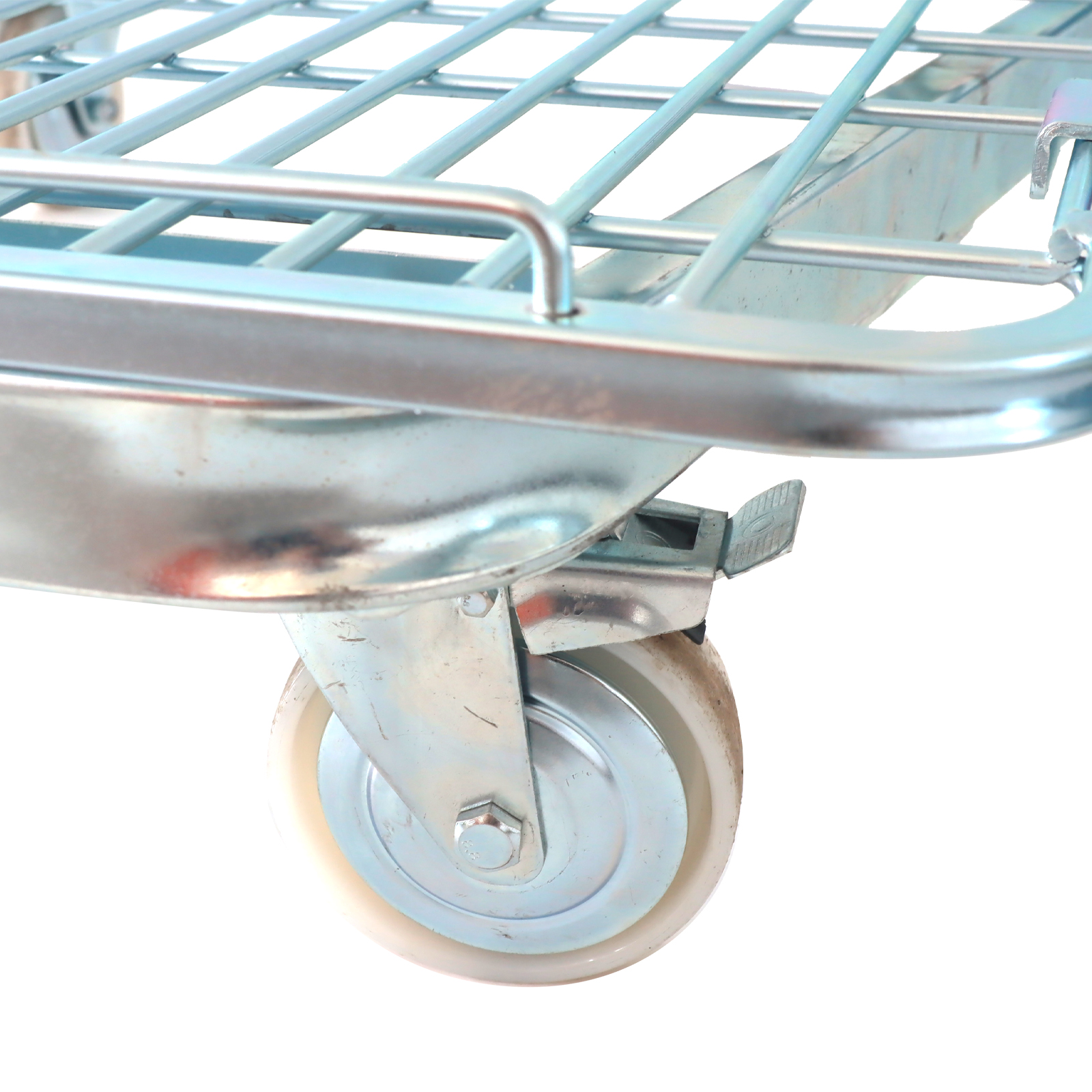 Professional Roll Container Trolley With Layers Multi Tier Storage for Supermarket Picking System