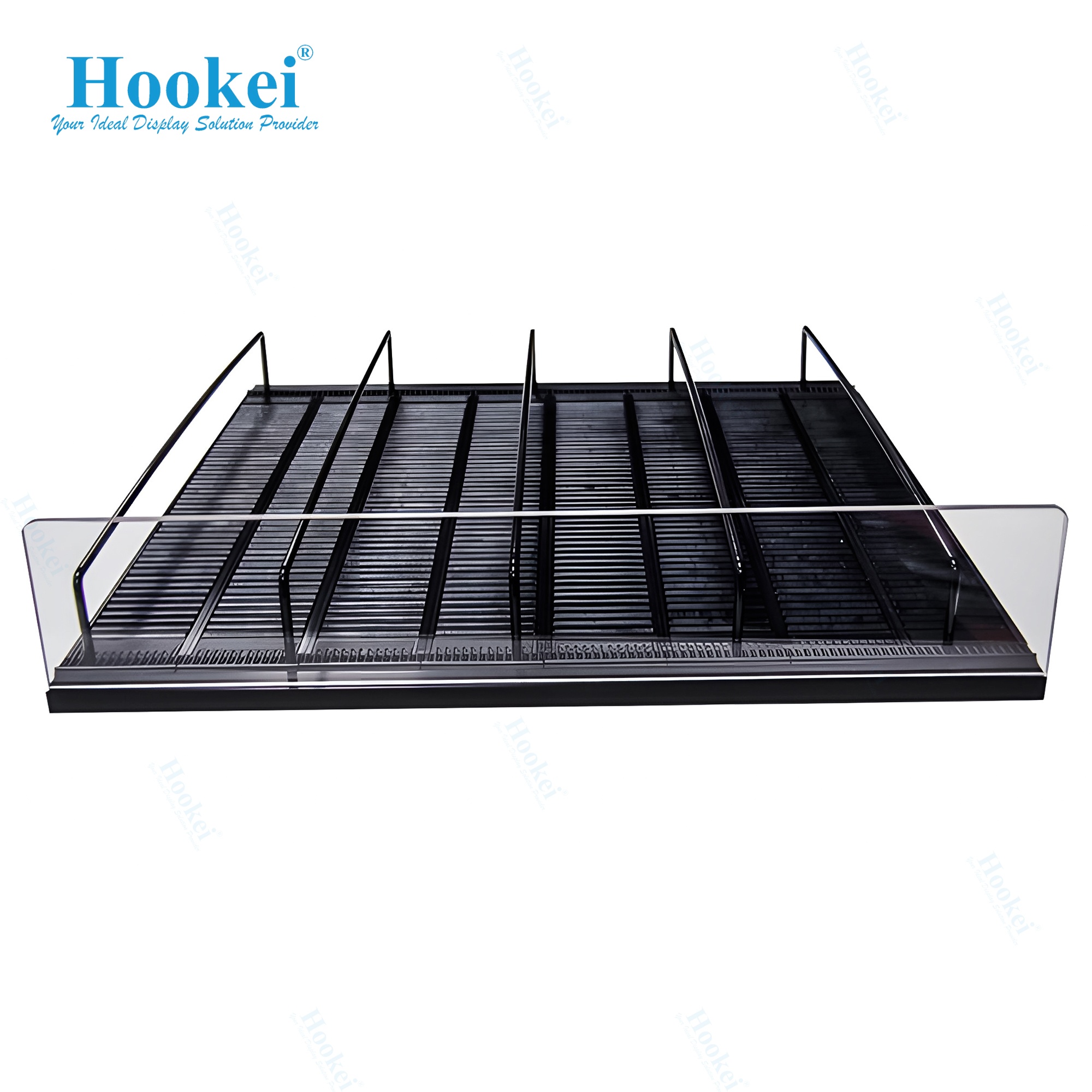 Gravity Shelving Flexible Gravity Roller Track Beverage Cooler Glides Roller Shelf for Supermarket Shelves