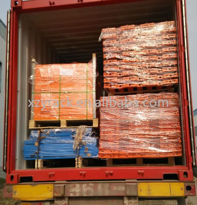 Packed carton flow rack parts