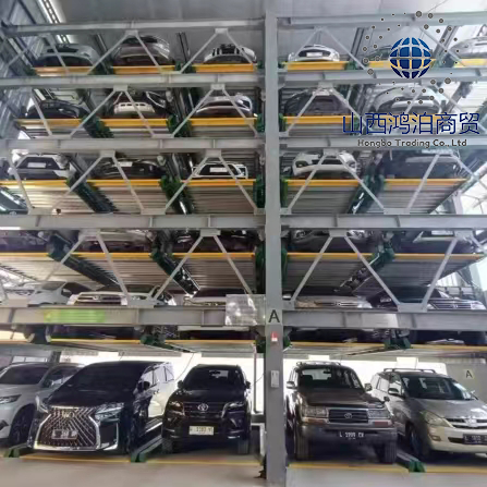 High Efficiency Modern Multi Level Steel Garage Automated Control System Anti Corrosion Space Saving Design