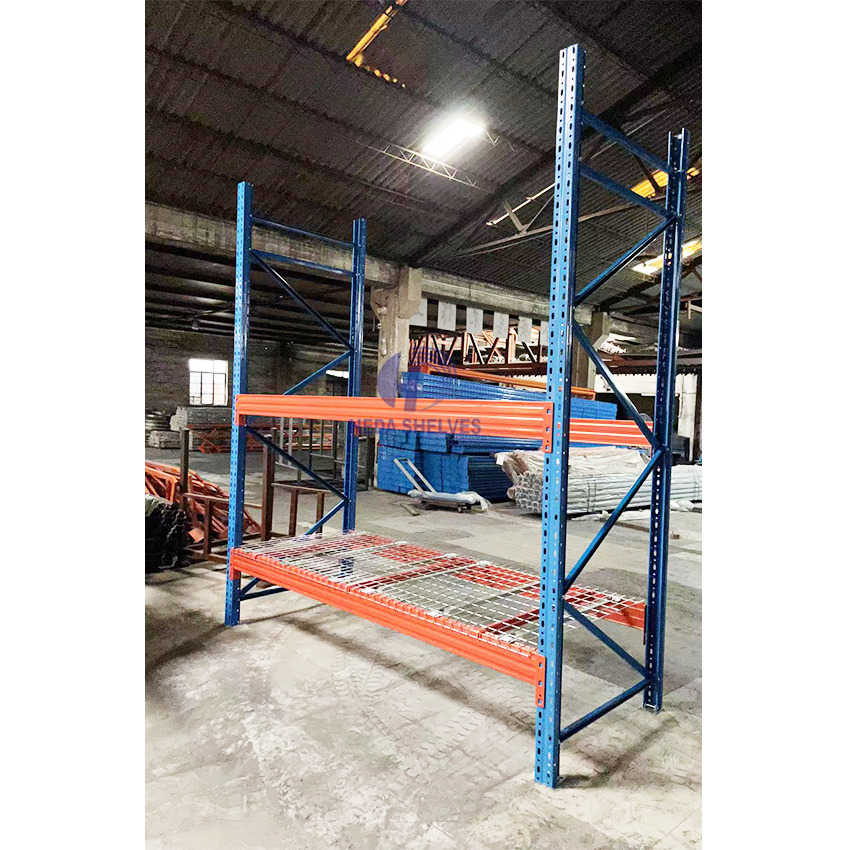 Teardrop Racks 5-Layer Durable High-Density Warehouse Pallet Shelving Racking System with Adjustable Steel Beam Structure