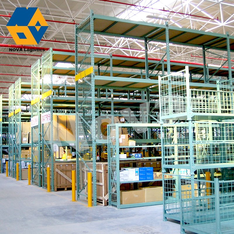 Heavy Duty Steel Racking with Wire Mesh Decking