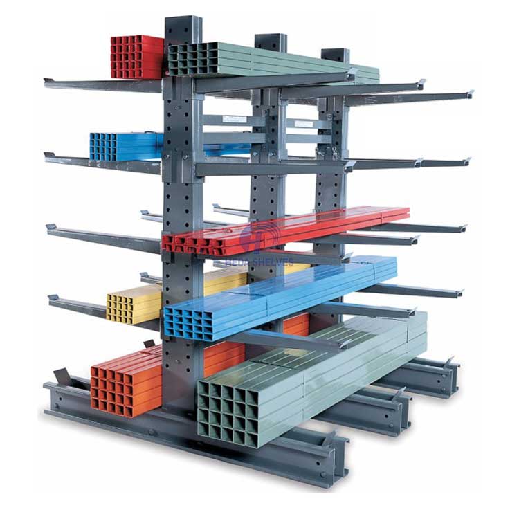 Car Cantilever Rack Cantilever Pipe Storage Customized Warehouse Racking System Warehouse Equipment Industrial Cantilever Rack