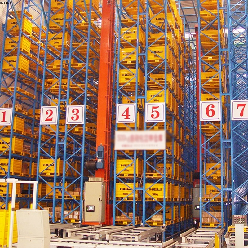 Multi Level Rack ASRS Warehouse Robot Storage Retrieval Picking System Asrs Racking System with Stacking Crane