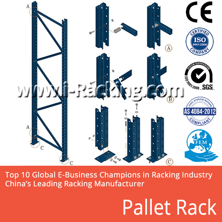 Manufacturer Price Industrial Used Warehouse Steel Wire Mesh Decking Pallet Rack