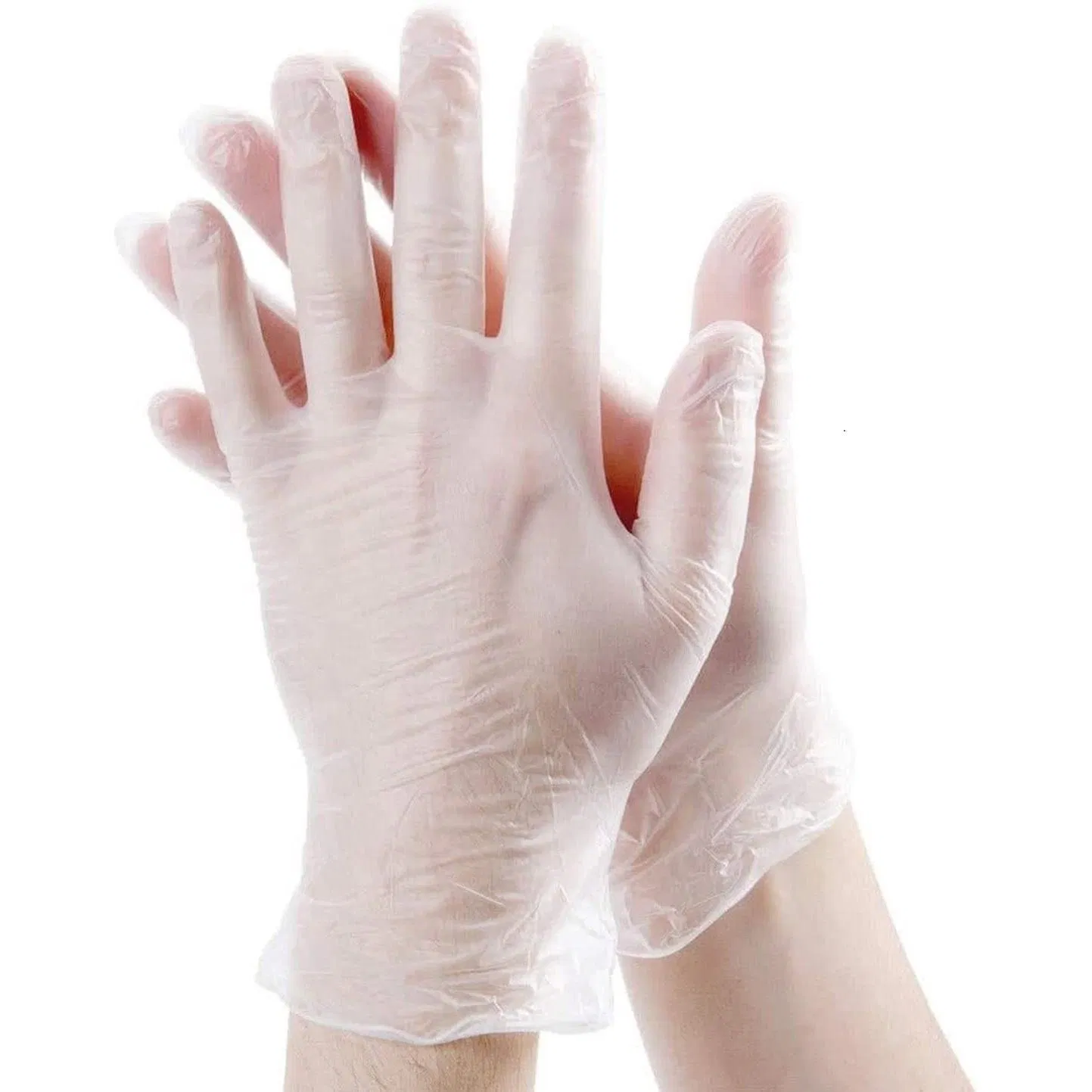 قفازات فينيل disposable للاستخدام الطبي والصناعي