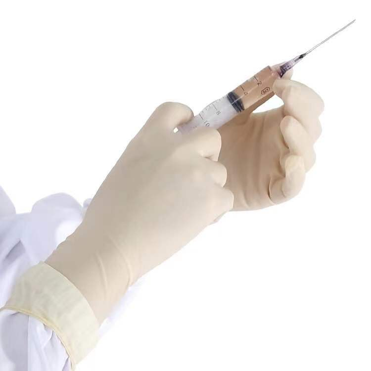 قفازات فحص لاتكس disposable فاخرة للاستخدام الطبي