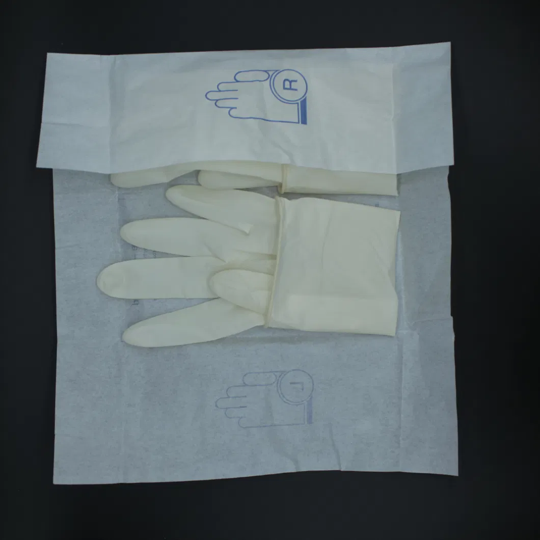 قفازات جراحية لاتكس disposable للاستخدام الطبي