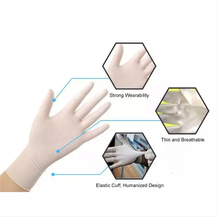 قفازات نيتريل disposable زرقاء مقاومة للمواد الكيميائية الطبية، مضادة للانزلاق، صلبة، متينة، خالية من البودرة