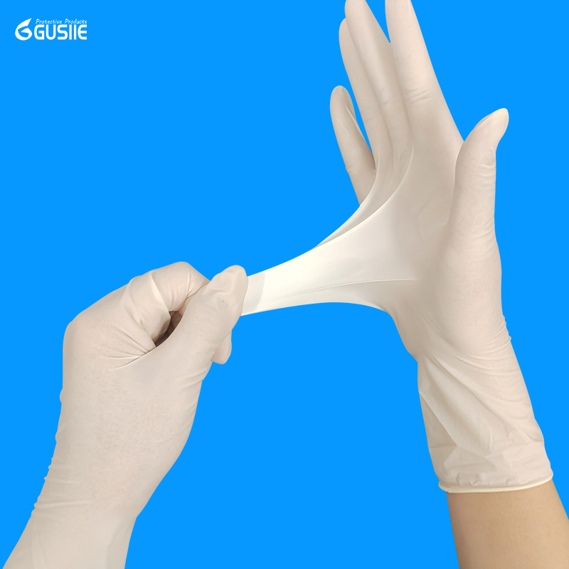 قفازات لاتكس disposable عالية الجودة للاستخدام في الطعام والطب