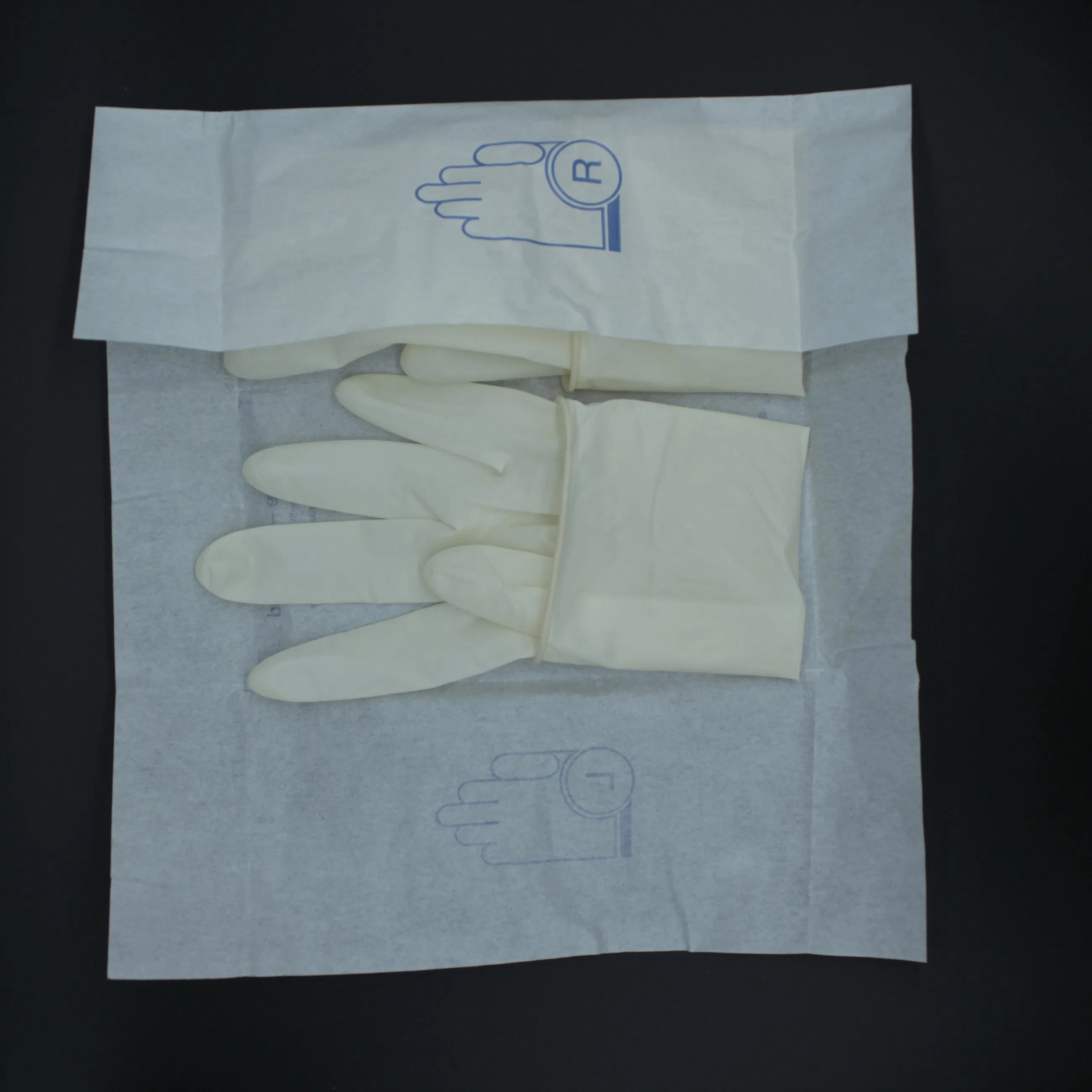 قفازات جراحية لاتكس disposable للاستخدام الطبي