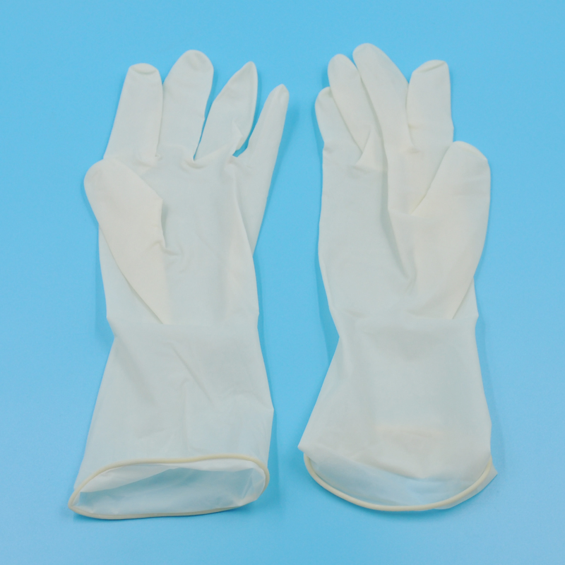 قفازات جراحية طبية معقمة disposable من اللاتكس المطاطي، خالية من المسحوق، ذات جودة عالية مع شهادة CE