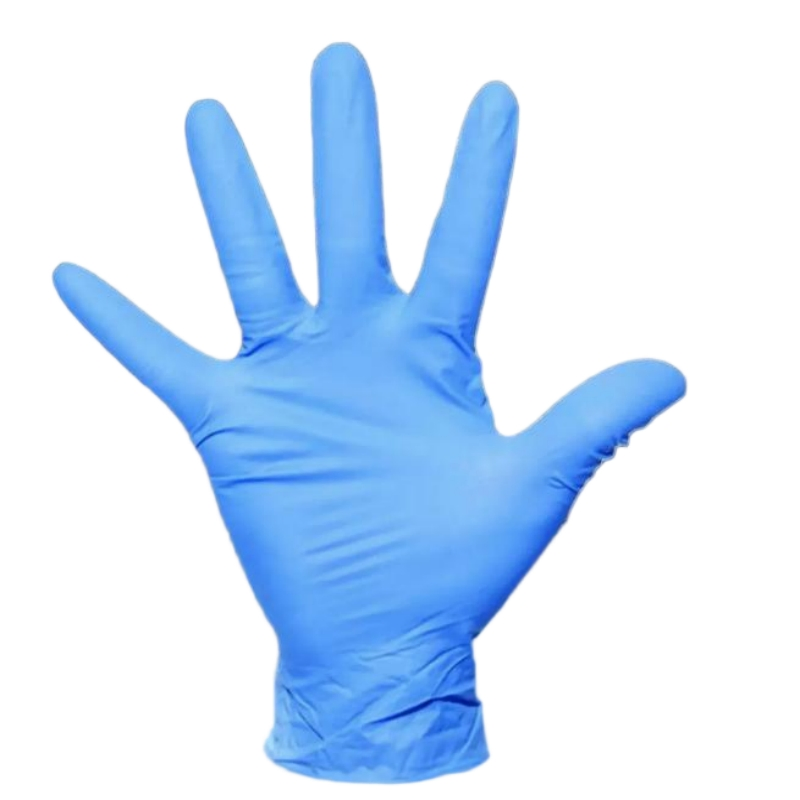 قفازات نيتريل disposable للاستخدام الفردي المريح لفحص وتنظيف المهام