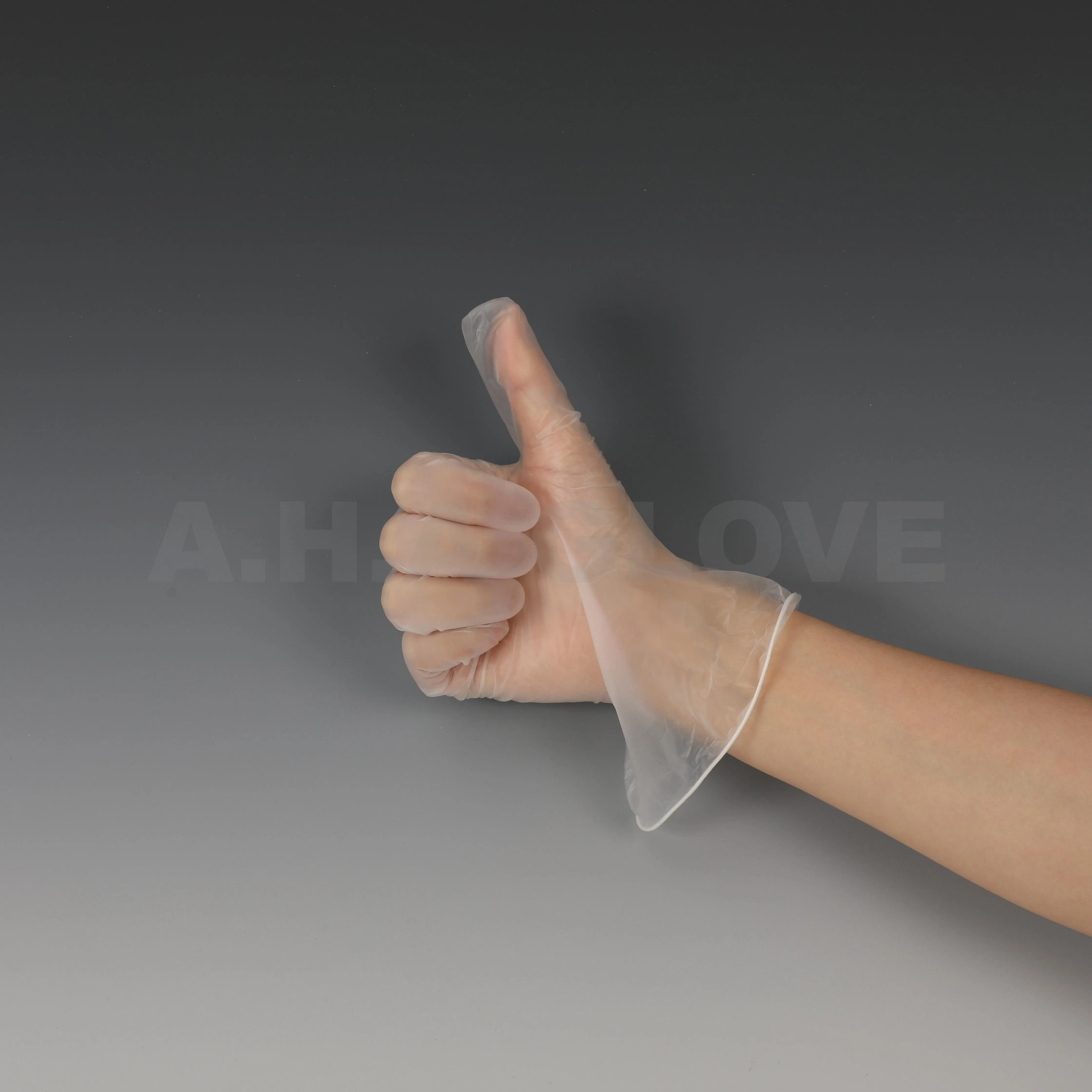 قفازات فحص الأسنان الطبية من PVC آمنة للعمل في عيادة الأسنان