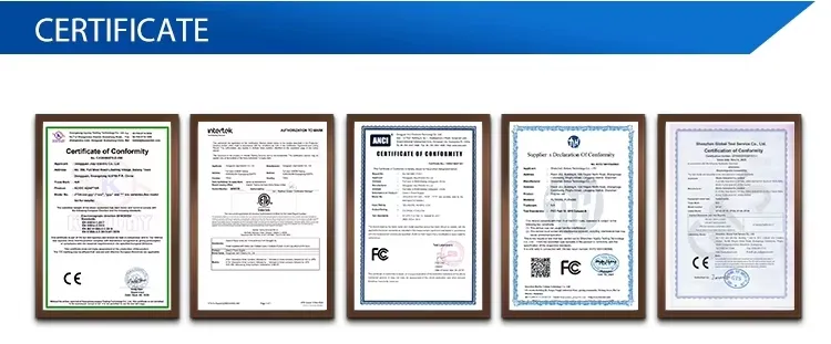 Certificates