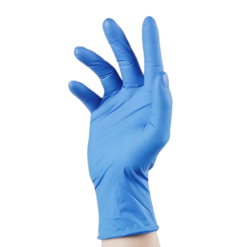 قفازات نيتريل disposable للاستخدام الفردي المريح لفحص وتنظيف المهام