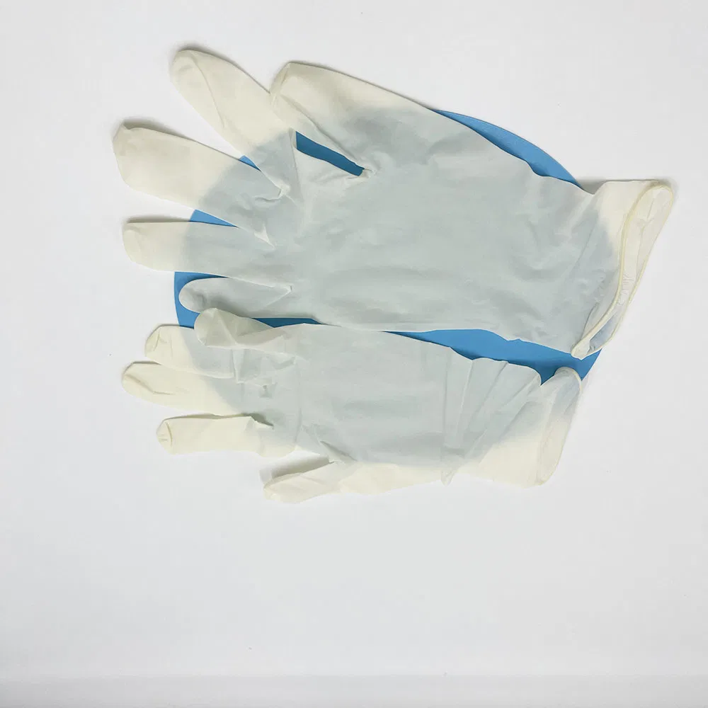 قفازات طبية لاتكس disposable عالية الجودة للفحص لرعاية المرضى بأمان بسعر المصنع مع خيارات الحجم S وM وL مصنوعة في ماليزيا أفضل سعر للاستخدام في المستشفيات