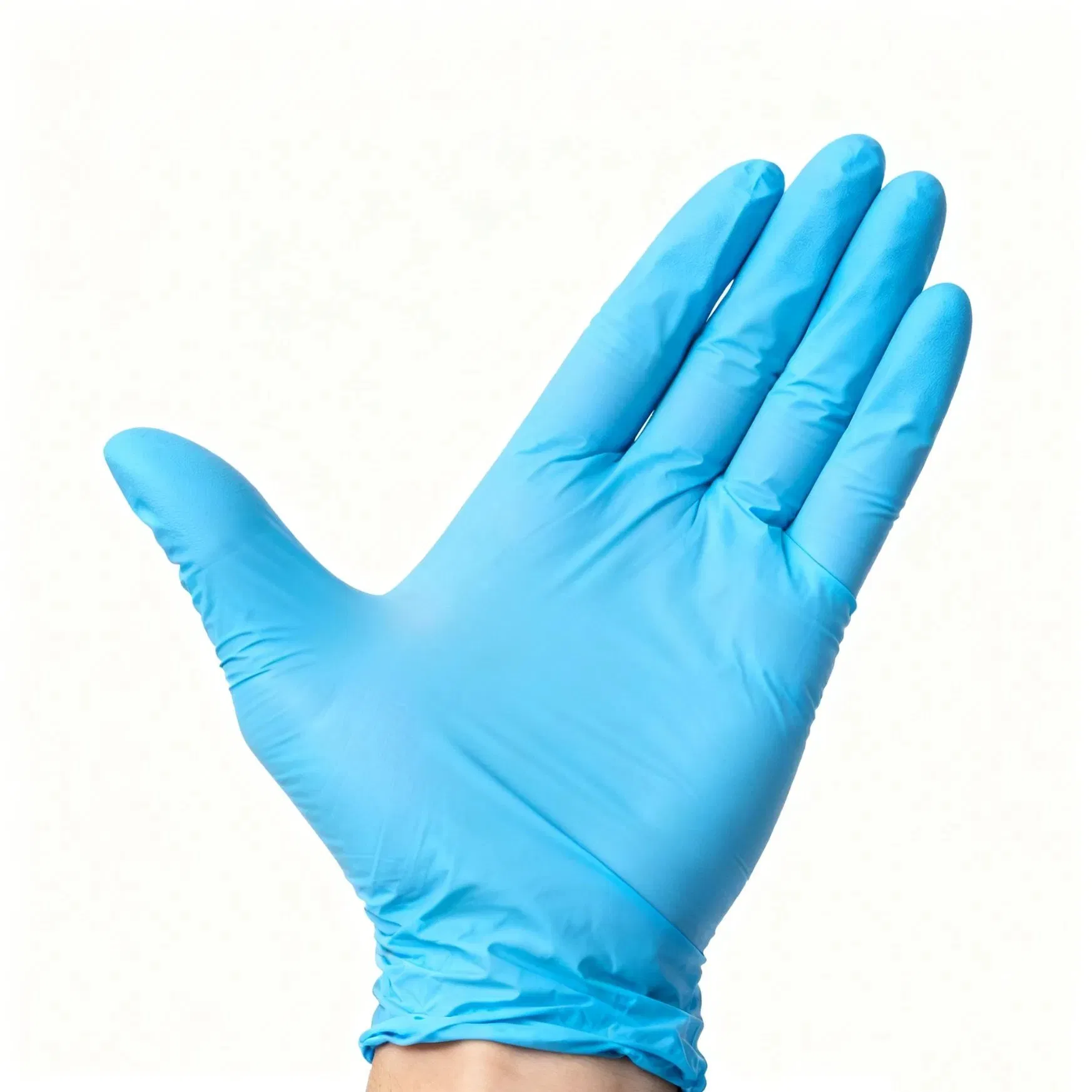 قفازات نيتريل ولاتكس disposable طبية - قفازات فحص نيتريل خالية من البودرة