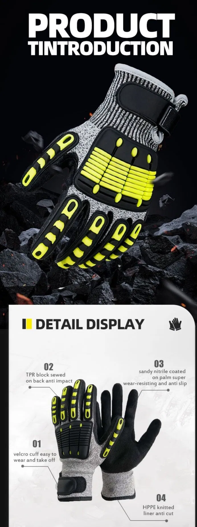 Impact Gloves Display 1