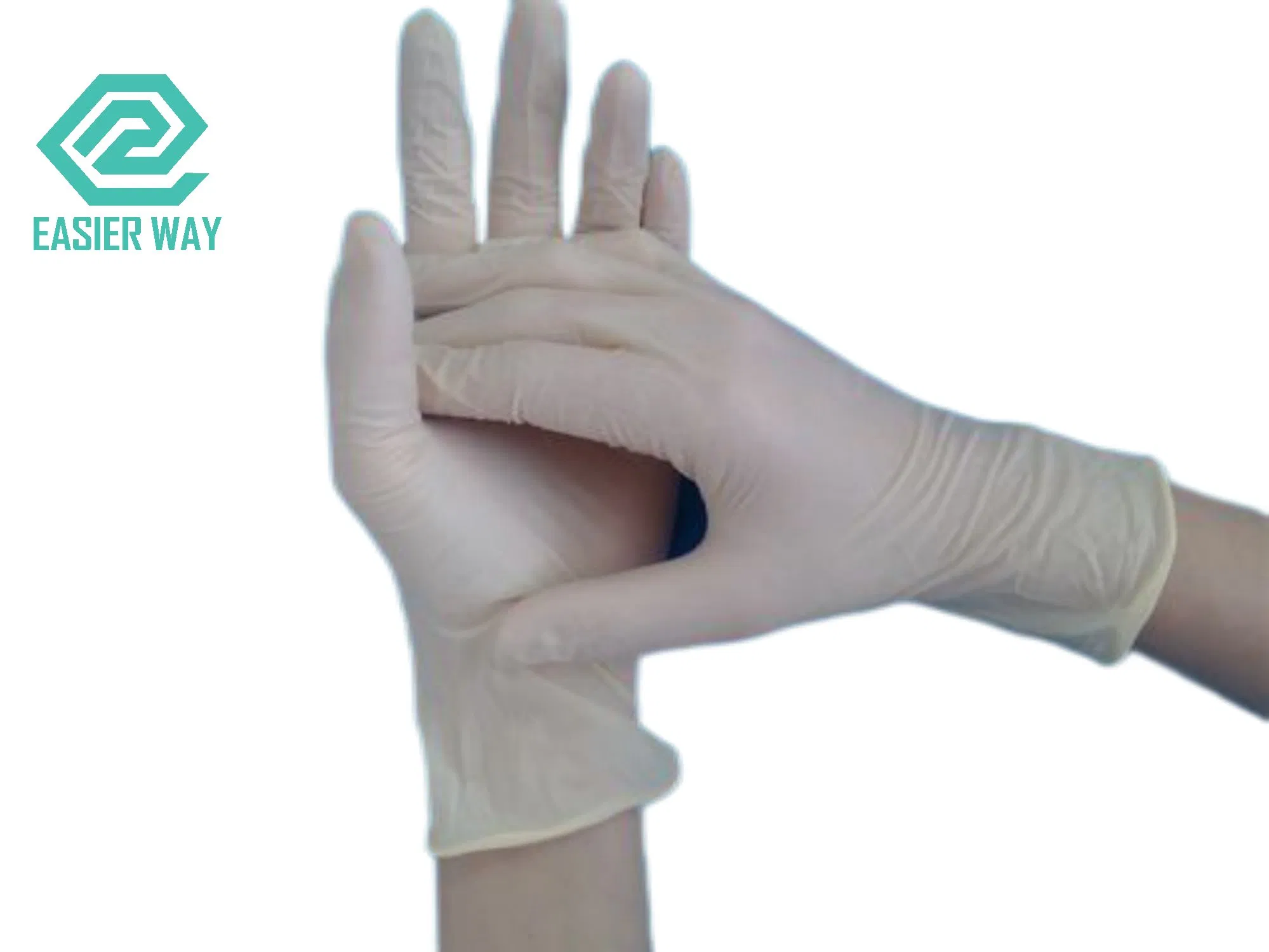 قفاز فحص لاتكس طبي disposable مع بودرة أو بدون بودرة