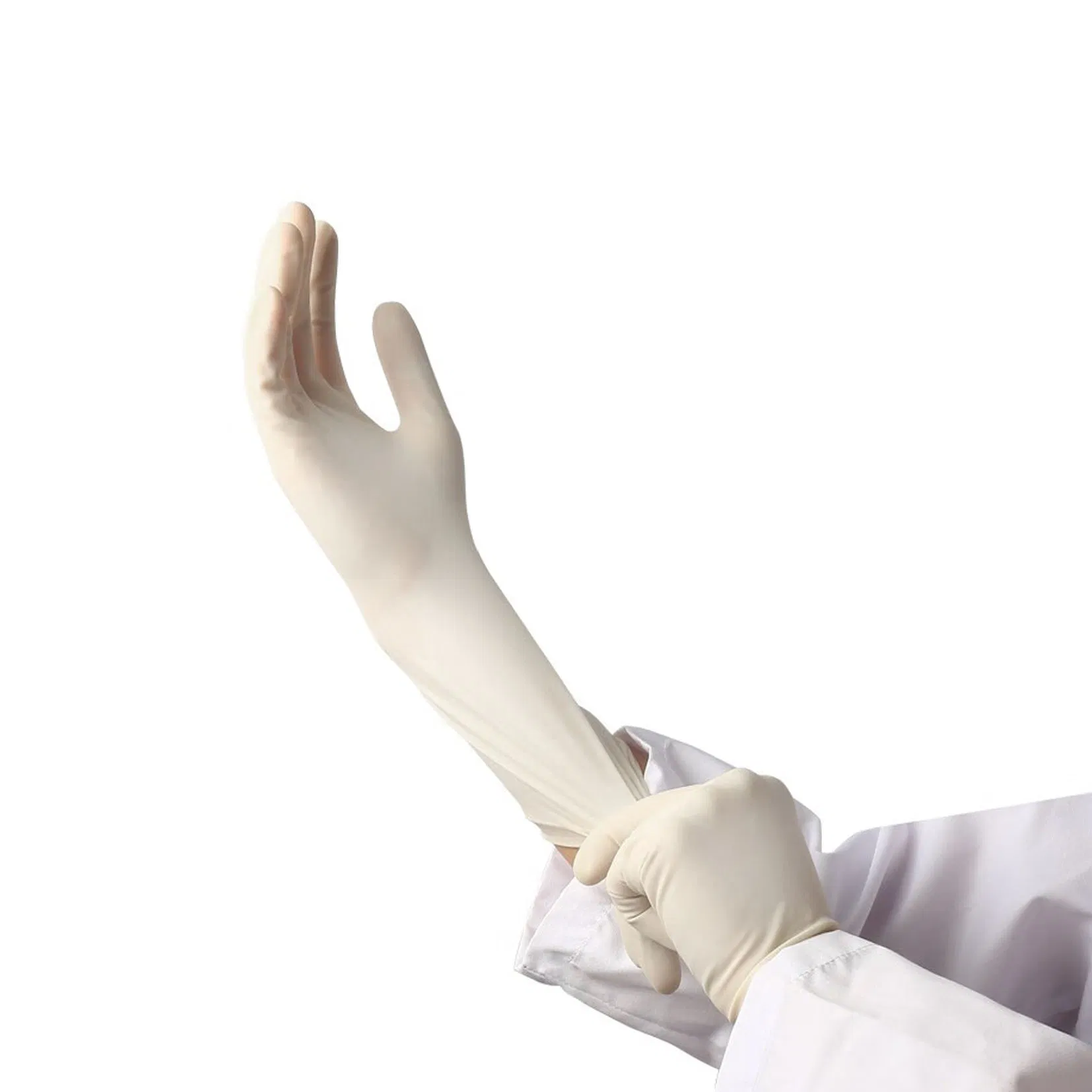 قفازات طبية جراحية إمدادات جراحية قفازات disposable مع بودرة أو بدون بودرة