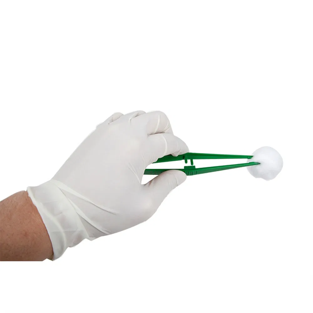 بيع ساخن قفازات طبية disposable مقاومة للماء من اللاتكس للفحص خالية من البودرة
