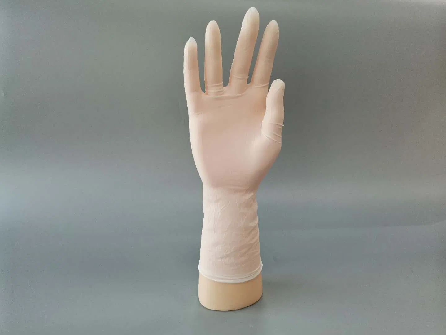 قفازات نيتريل خالية من المسحوق 12inch باللون الأبيض 50pairs/Bag