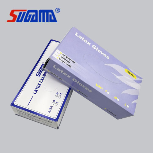قفازات فحص طبية لاتكس disposable