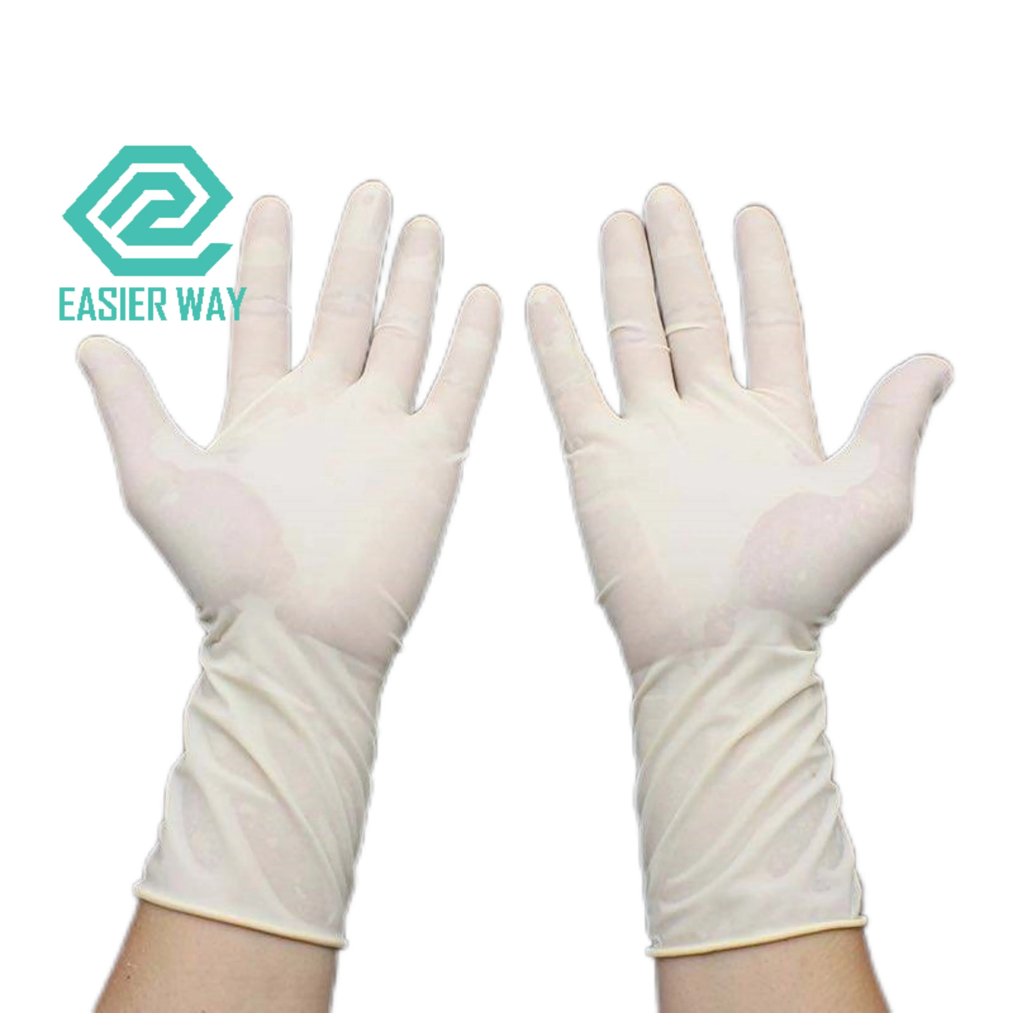 قفاز فحص لاتكس طبي disposable مع بودرة أو بدون بودرة