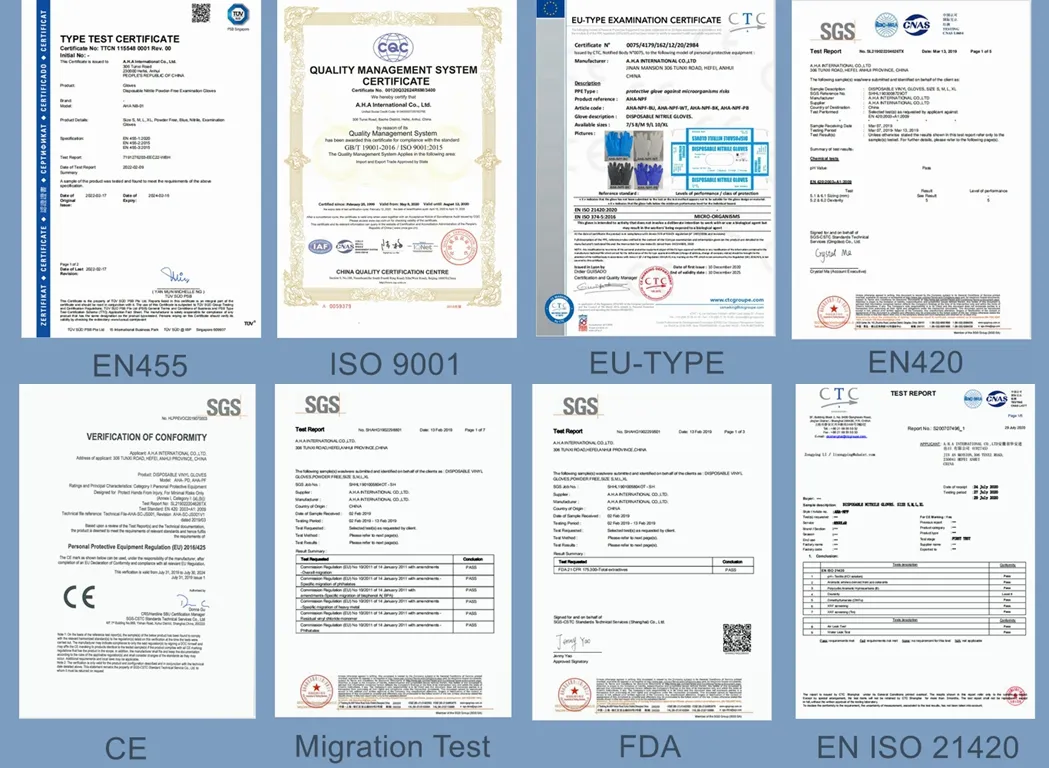 Certificates
